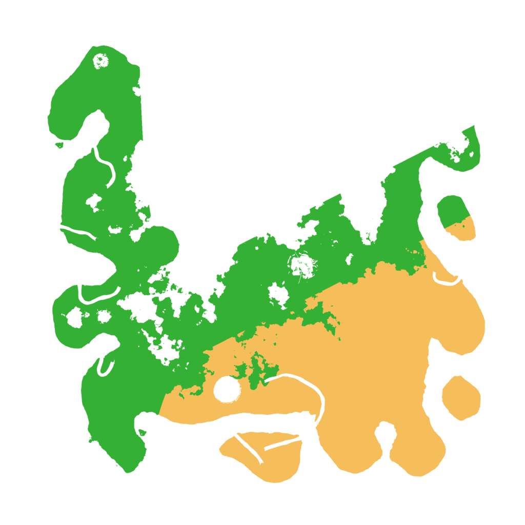 Biome Rust Map: Procedural Map, Size: 3500, Seed: 96326098