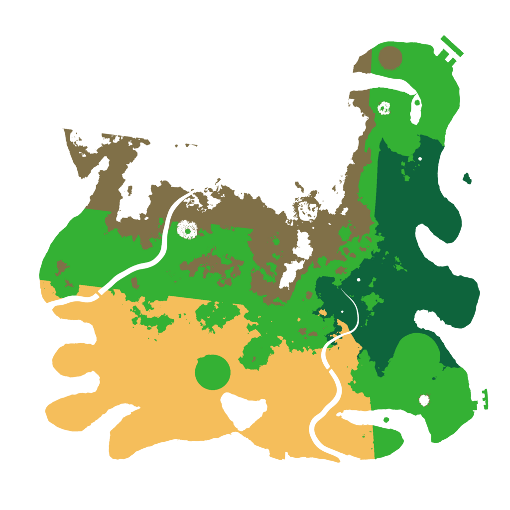 Biome Rust Map: Procedural Map, Size: 3800, Seed: 1706523669