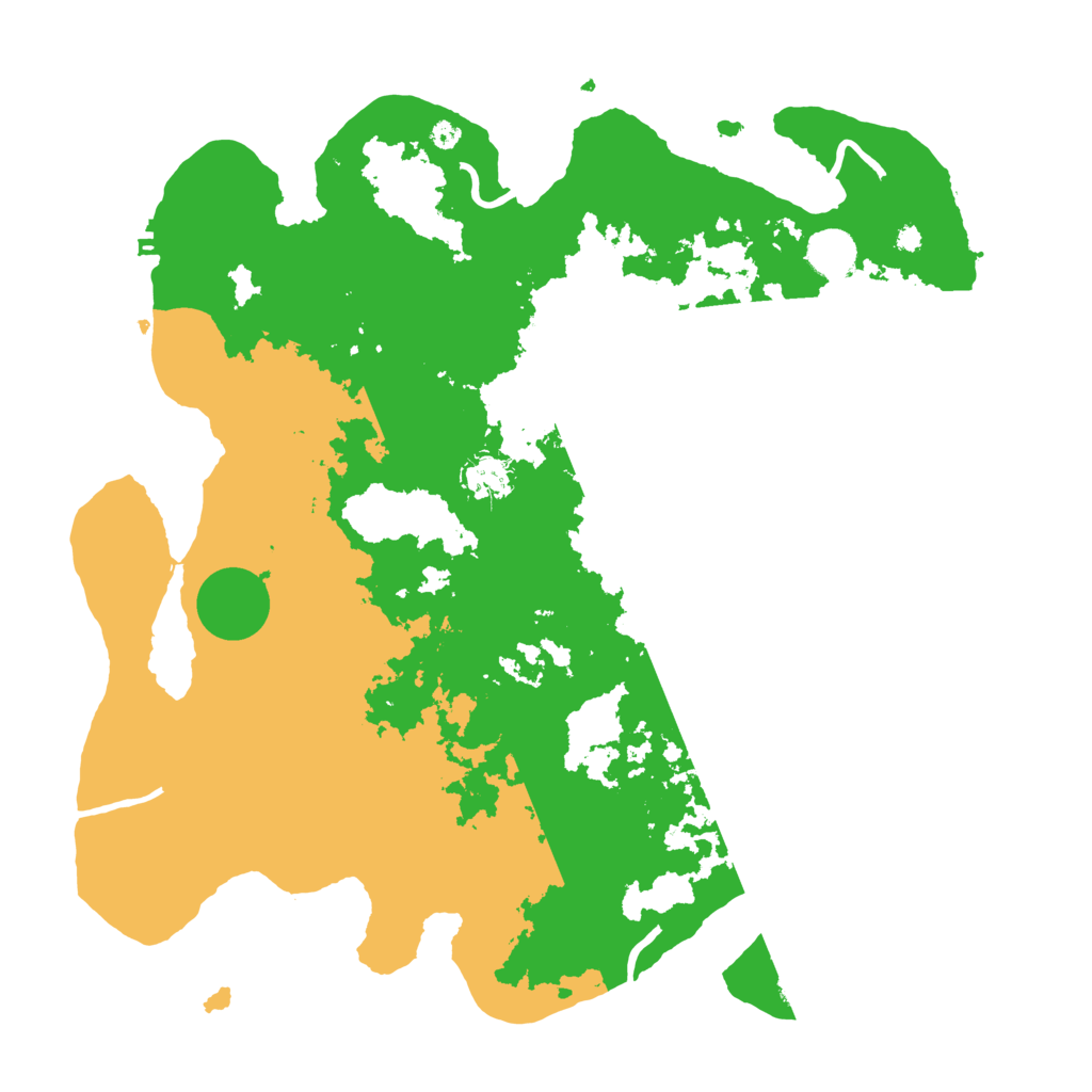 Biome Rust Map: Procedural Map, Size: 3950, Seed: 54507966