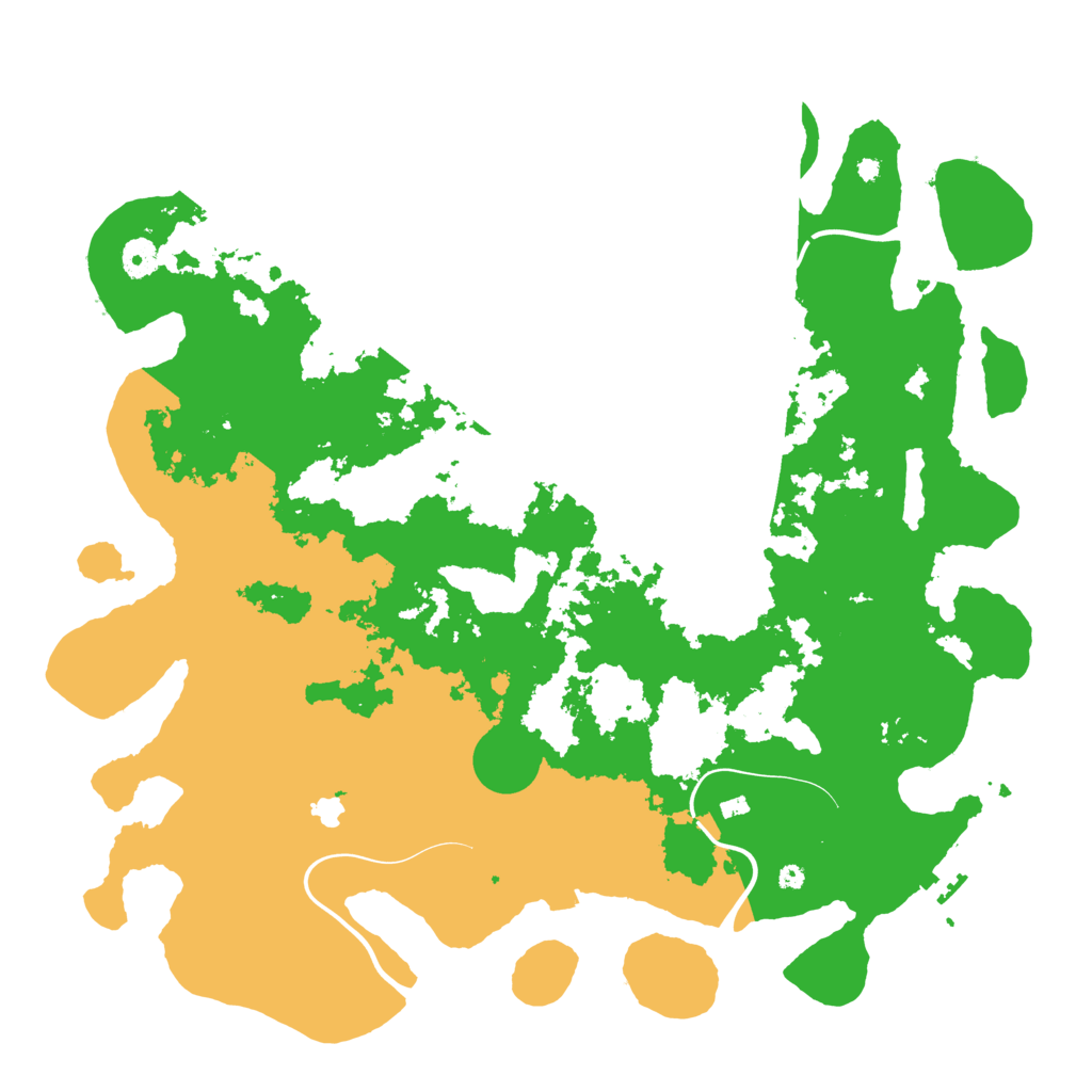 Biome Rust Map: Procedural Map, Size: 4300, Seed: 44126475