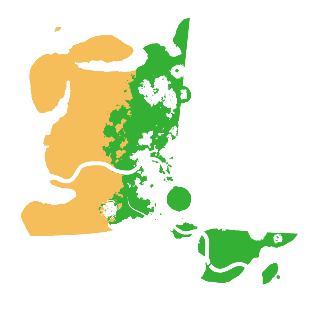 Biome Rust Map: Procedural Map, Size: 3500, Seed: 645754626