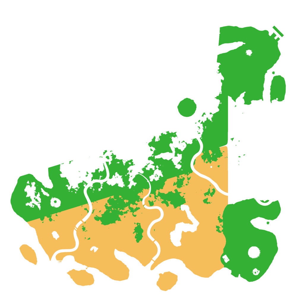 Biome Rust Map: Procedural Map, Size: 4500, Seed: 1699775017
