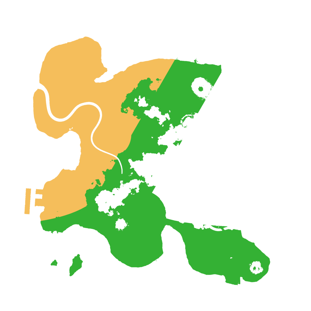 Biome Rust Map: Procedural Map, Size: 2450, Seed: 467263458