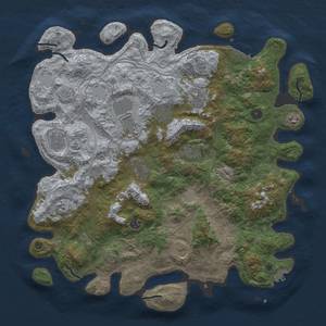 Thumbnail Rust Map: Procedural Map, Size: 4500, Seed: 337880032, 19 Monuments