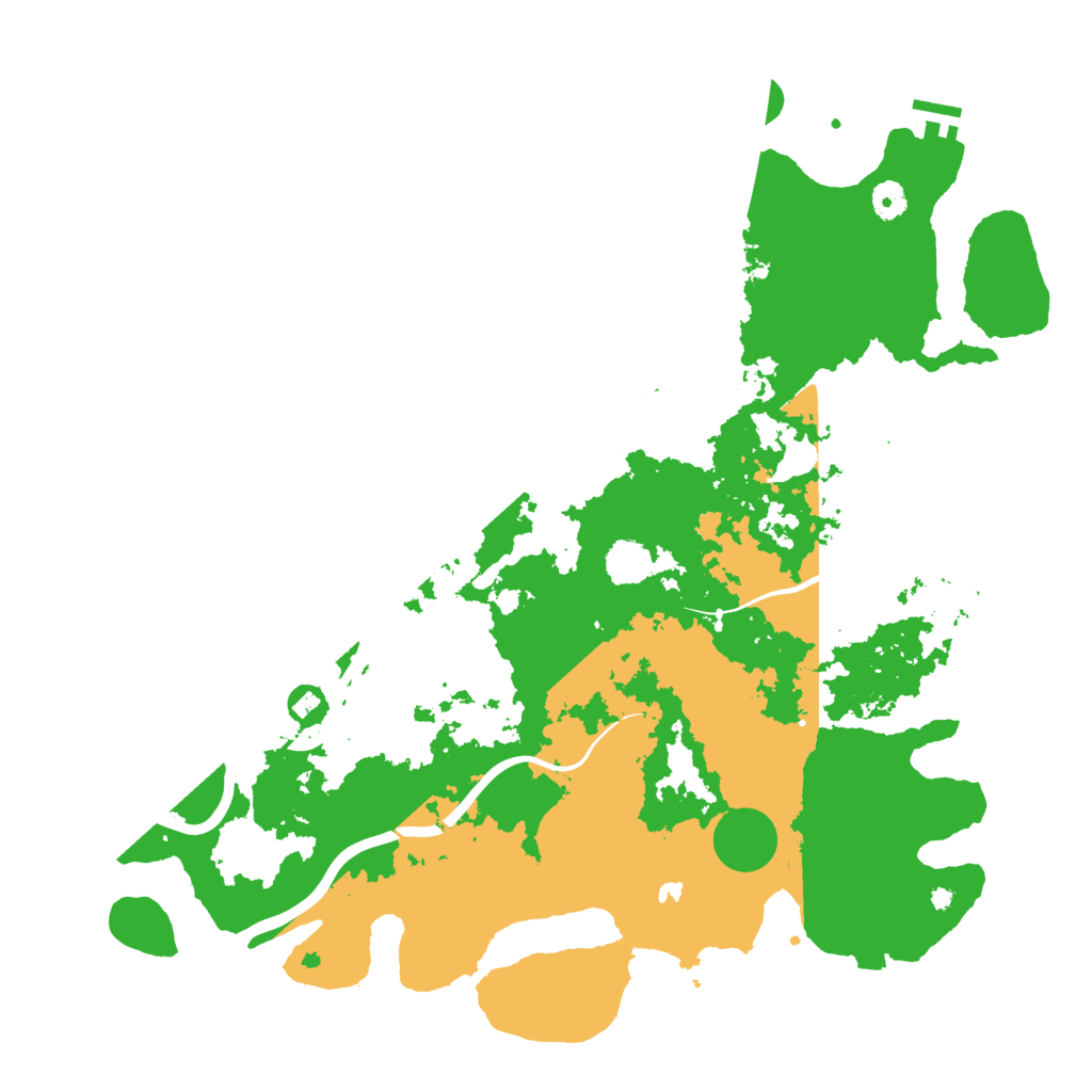Biome Rust Map: Procedural Map, Size: 4500, Seed: 337880032
