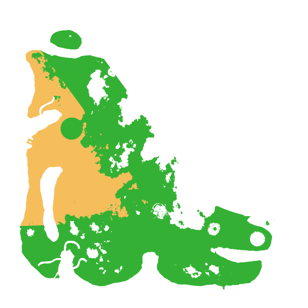 Biome Rust Map: Procedural Map, Size: 3700, Seed: 3500546