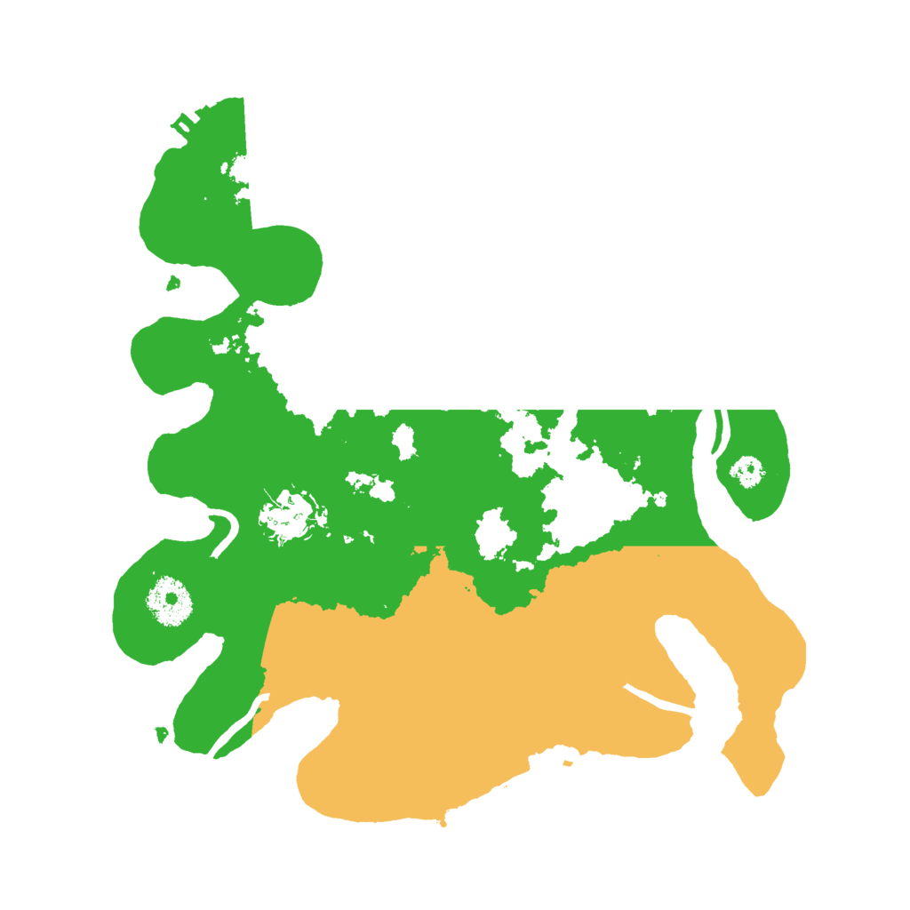 Biome Rust Map: Procedural Map, Size: 3000, Seed: 445887577