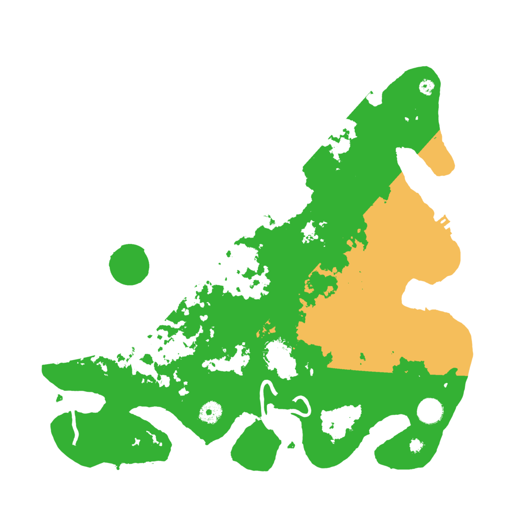 Biome Rust Map: Procedural Map, Size: 3500, Seed: 695537166