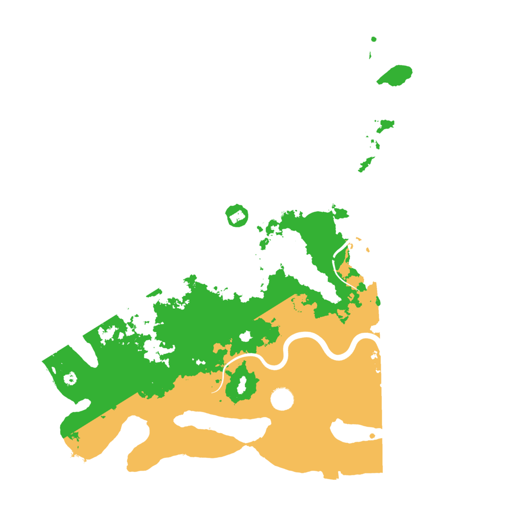 Biome Rust Map: Procedural Map, Size: 3950, Seed: 99107440