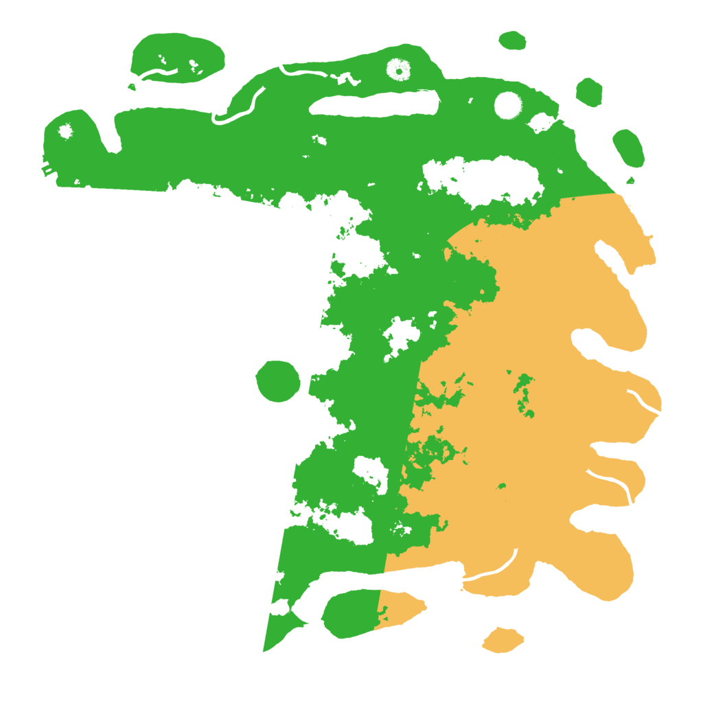 Biome Rust Map: Procedural Map, Size: 4500, Seed: 1200026927