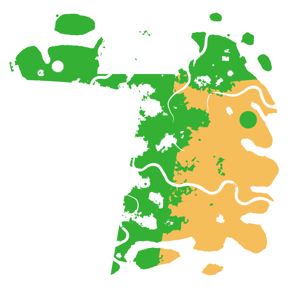 Biome Rust Map: Procedural Map, Size: 4500, Seed: 1200026927