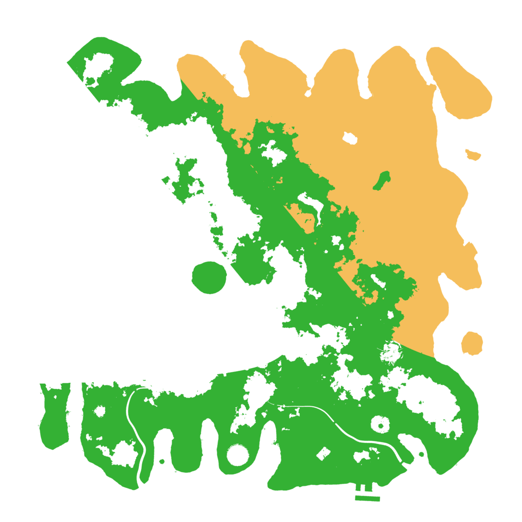 Biome Rust Map: Procedural Map, Size: 4250, Seed: 54634