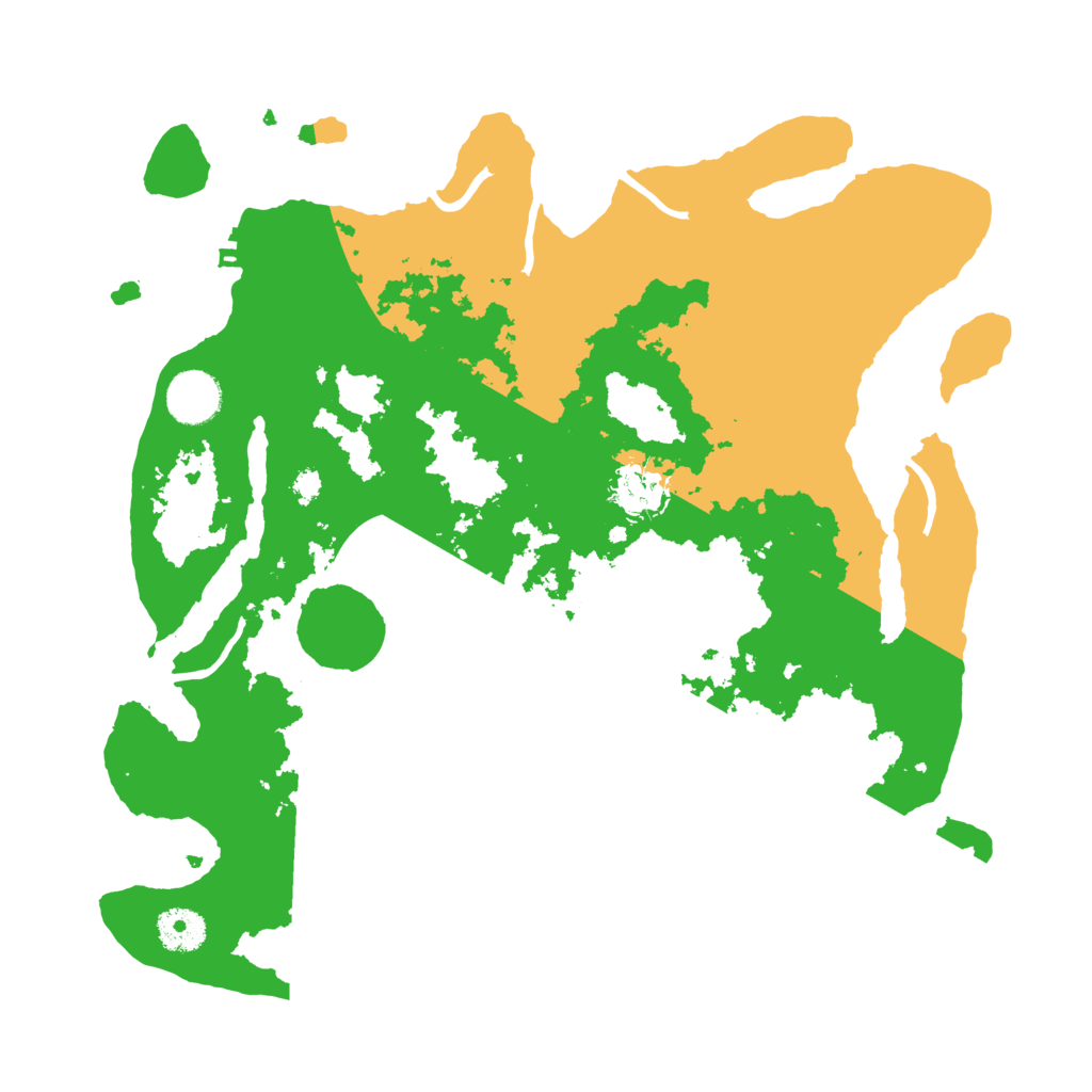 Biome Rust Map: Procedural Map, Size: 3550, Seed: 70951607