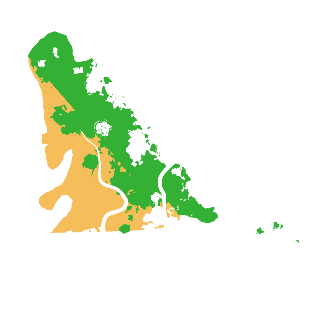 Biome Rust Map: Procedural Map, Size: 3500, Seed: 312416252