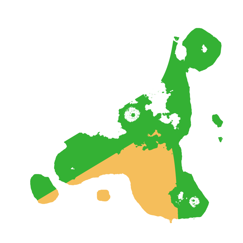 Biome Rust Map: Procedural Map, Size: 2500, Seed: 1618094367