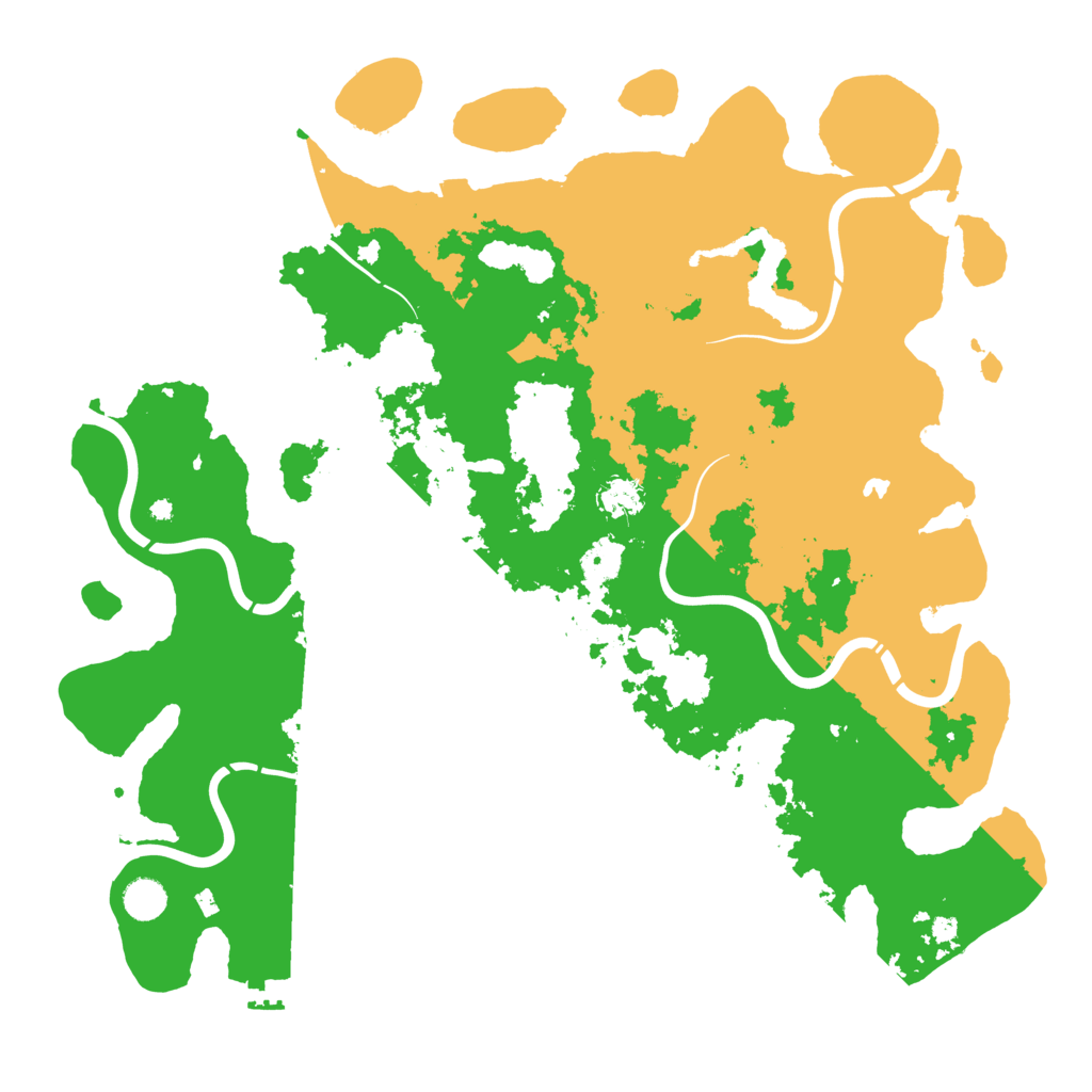 Biome Rust Map: Procedural Map, Size: 4500, Seed: 1429879001
