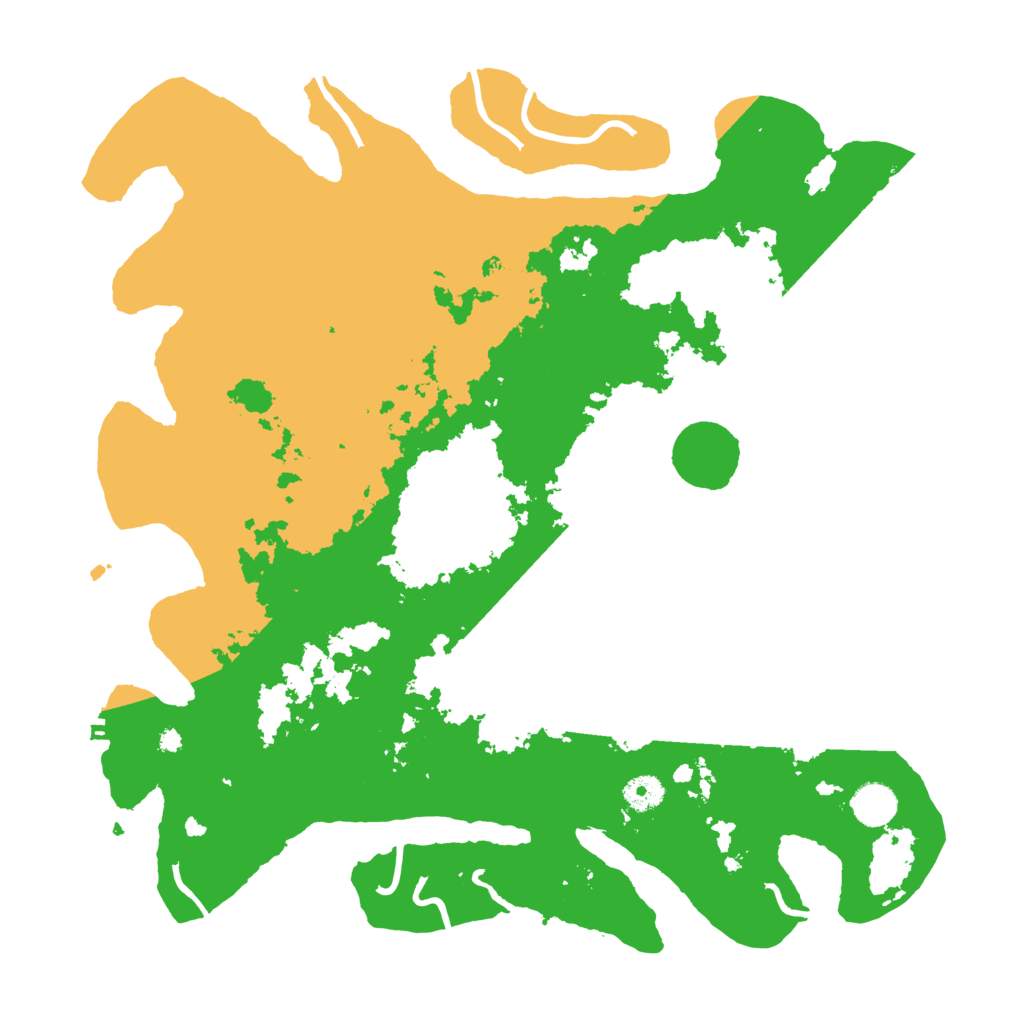 Biome Rust Map: Procedural Map, Size: 4100, Seed: 96438324