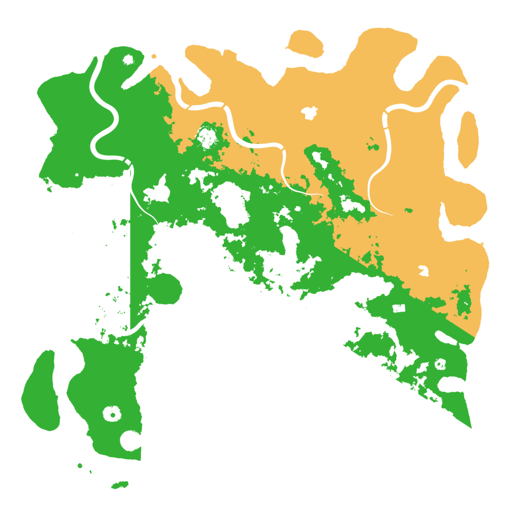 Biome Rust Map: Procedural Map, Size: 4500, Seed: 1355849116