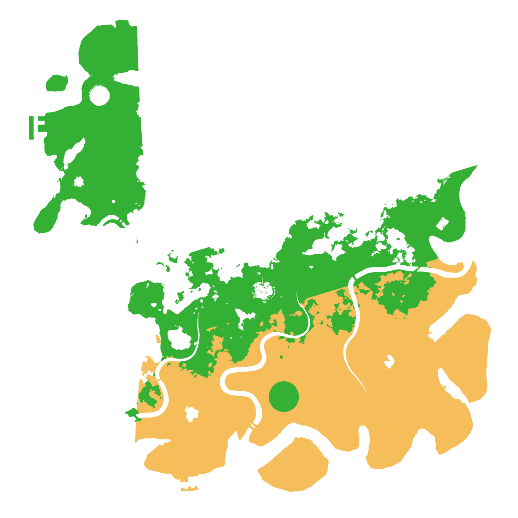 Biome Rust Map: Procedural Map, Size: 4500, Seed: 17476876
