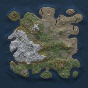 Thumbnail Rust Map: Procedural Map, Size: 3500, Seed: 251280, 16 Monuments