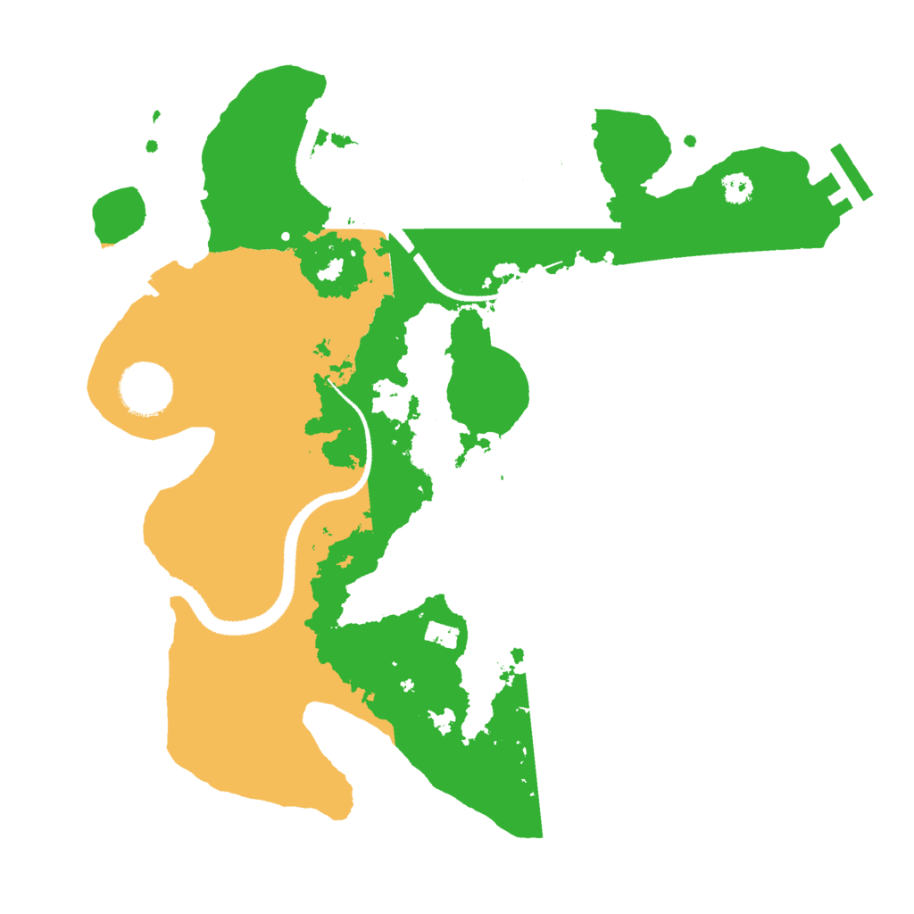 Biome Rust Map: Procedural Map, Size: 3000, Seed: 21280