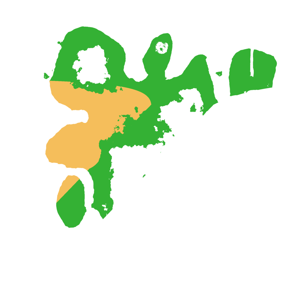 Biome Rust Map: Procedural Map, Size: 2500, Seed: 173591281