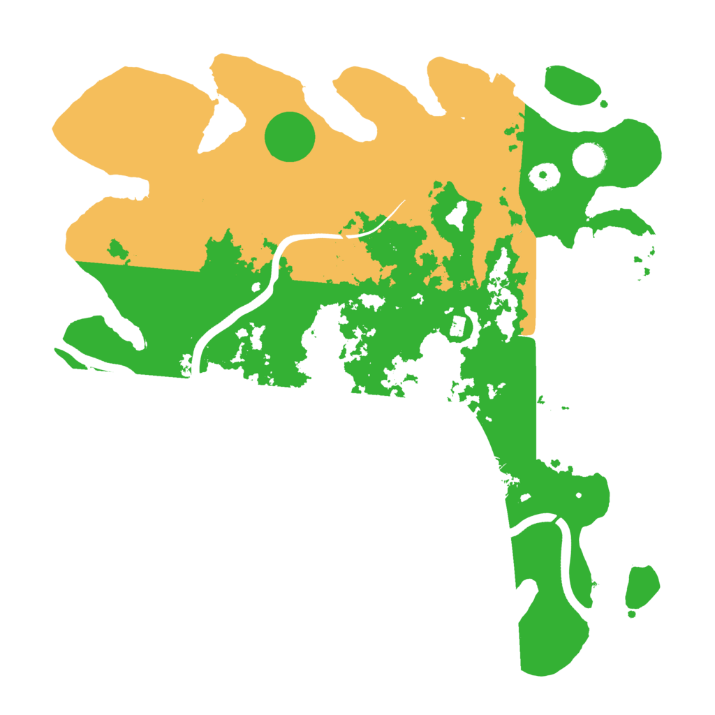 Biome Rust Map: Procedural Map, Size: 3750, Seed: 303704736