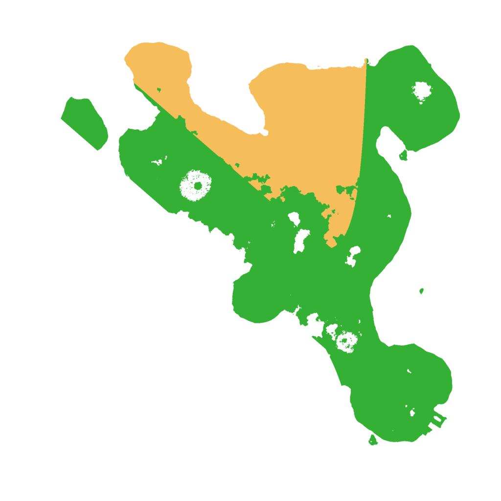 Biome Rust Map: Procedural Map, Size: 2500, Seed: 1653742457