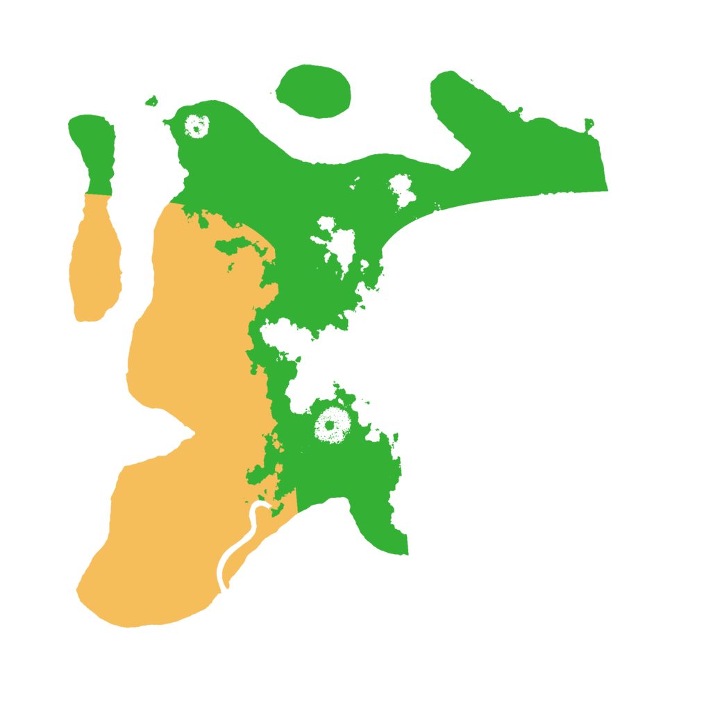 Biome Rust Map: Procedural Map, Size: 3000, Seed: 11321