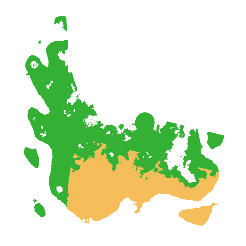 Biome Rust Map: Procedural Map, Size: 3400, Seed: 49300907