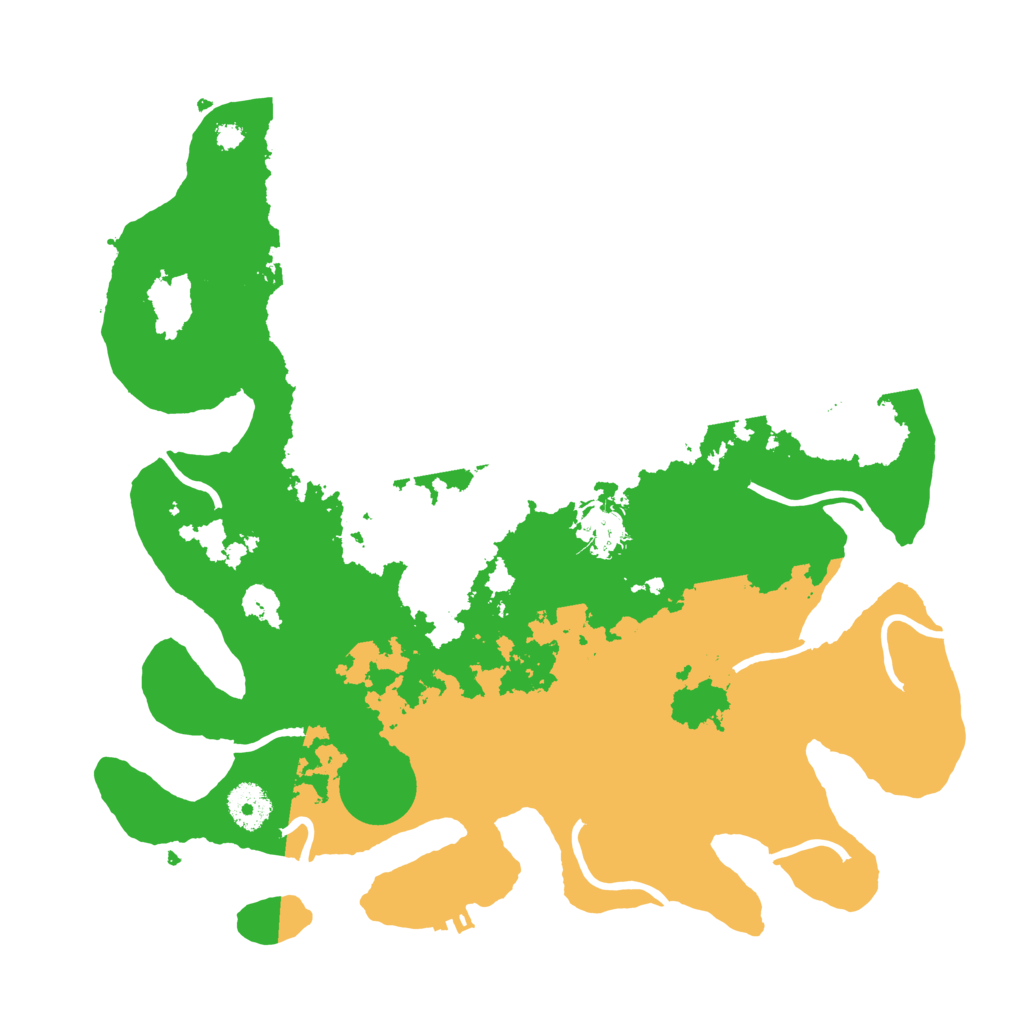 Biome Rust Map: Procedural Map, Size: 3500, Seed: 1153755809