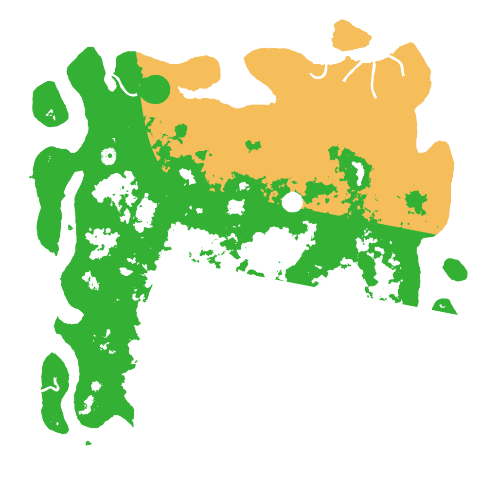 Biome Rust Map: Procedural Map, Size: 4500, Seed: 1521546768