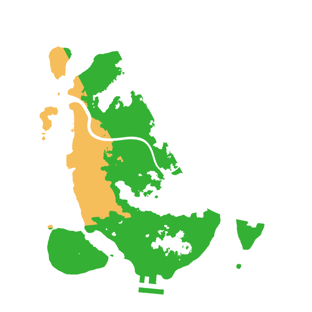 Biome Rust Map: Procedural Map, Size: 2500, Seed: 1545920945