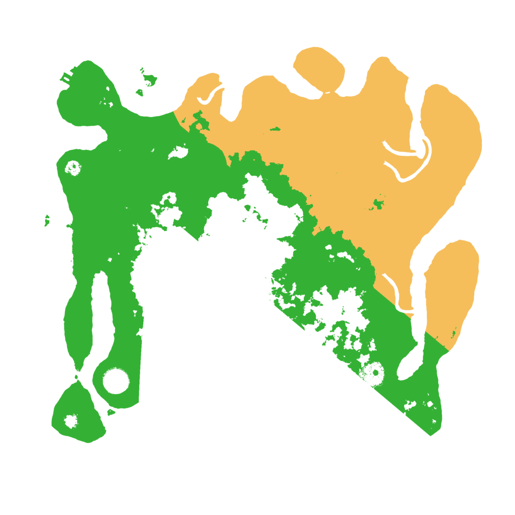 Biome Rust Map: Procedural Map, Size: 3500, Seed: 1247348278