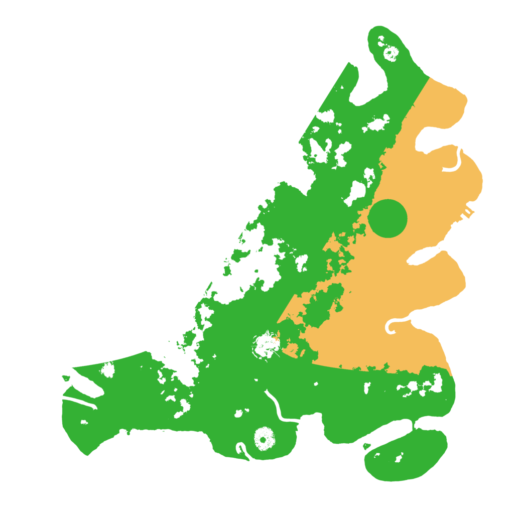 Biome Rust Map: Procedural Map, Size: 3500, Seed: 1230359447