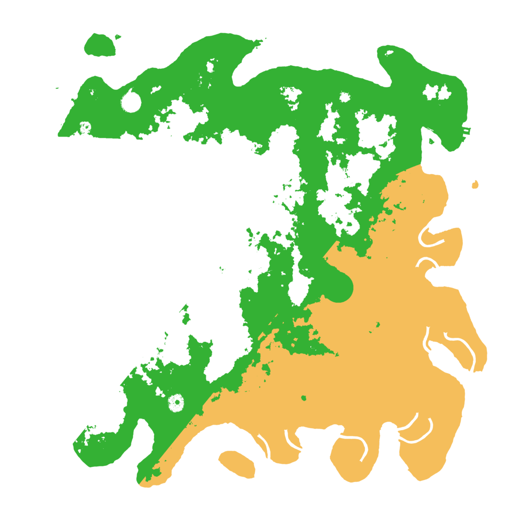 Biome Rust Map: Procedural Map, Size: 4500, Seed: 1517003945