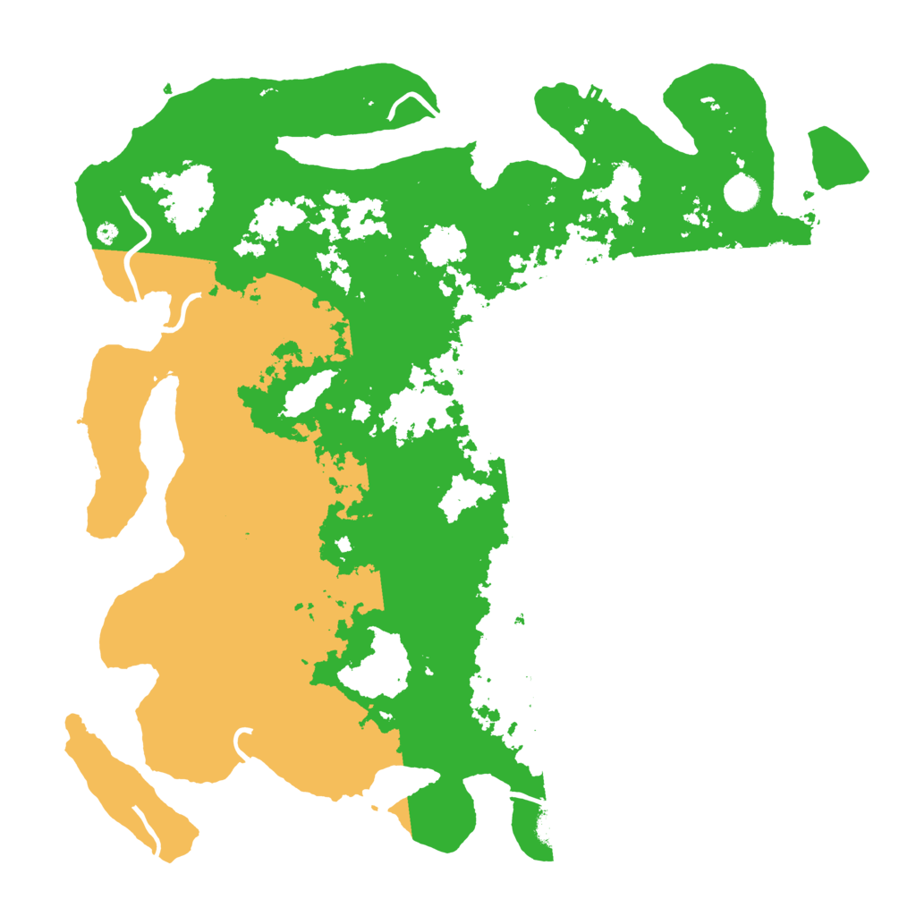 Biome Rust Map: Procedural Map, Size: 4500, Seed: 2141790129