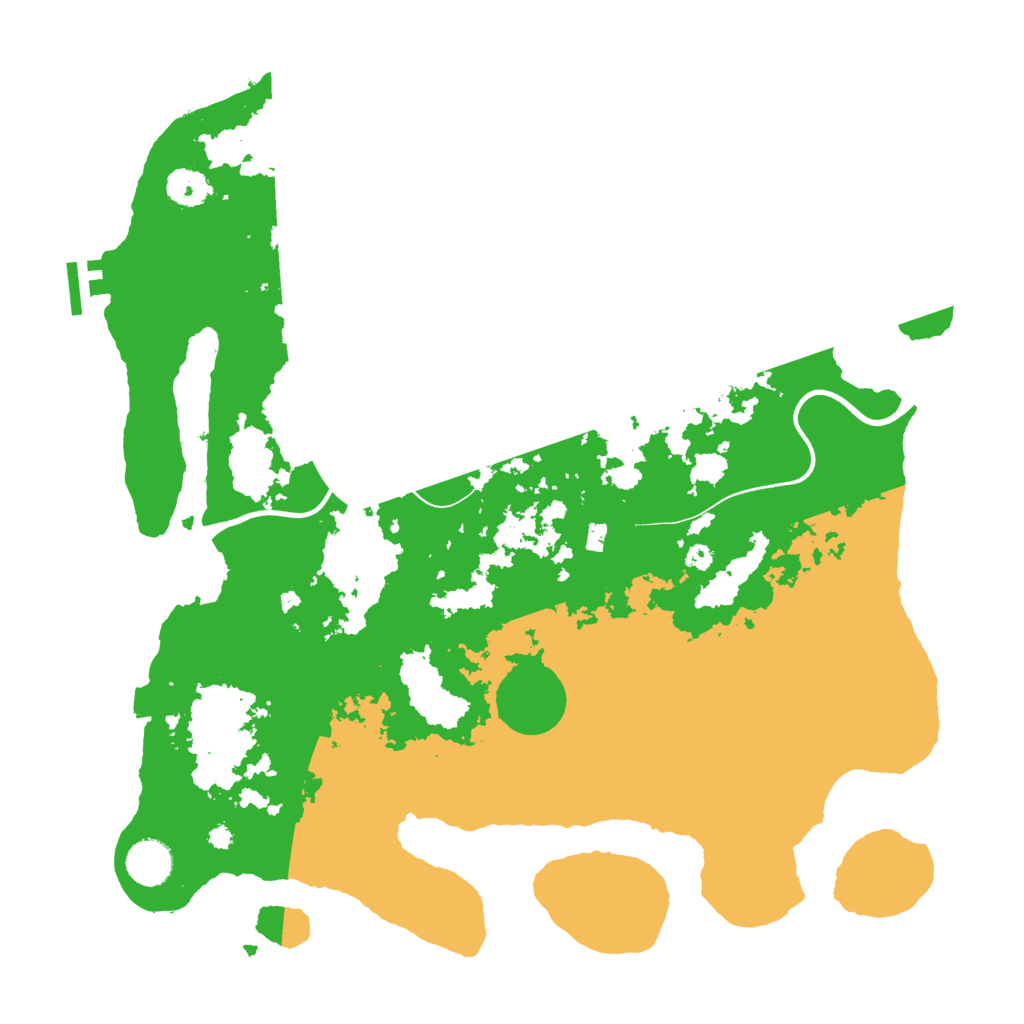 Biome Rust Map: Procedural Map, Size: 3900, Seed: 12011
