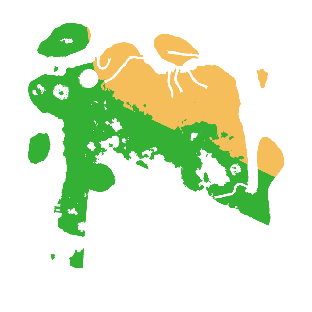 Biome Rust Map: Procedural Map, Size: 3000, Seed: 1401028090