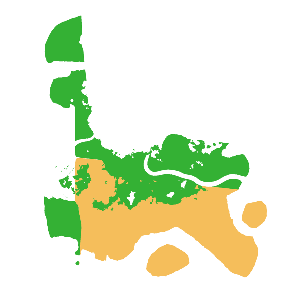 Biome Rust Map: Procedural Map, Size: 3000, Seed: 15621