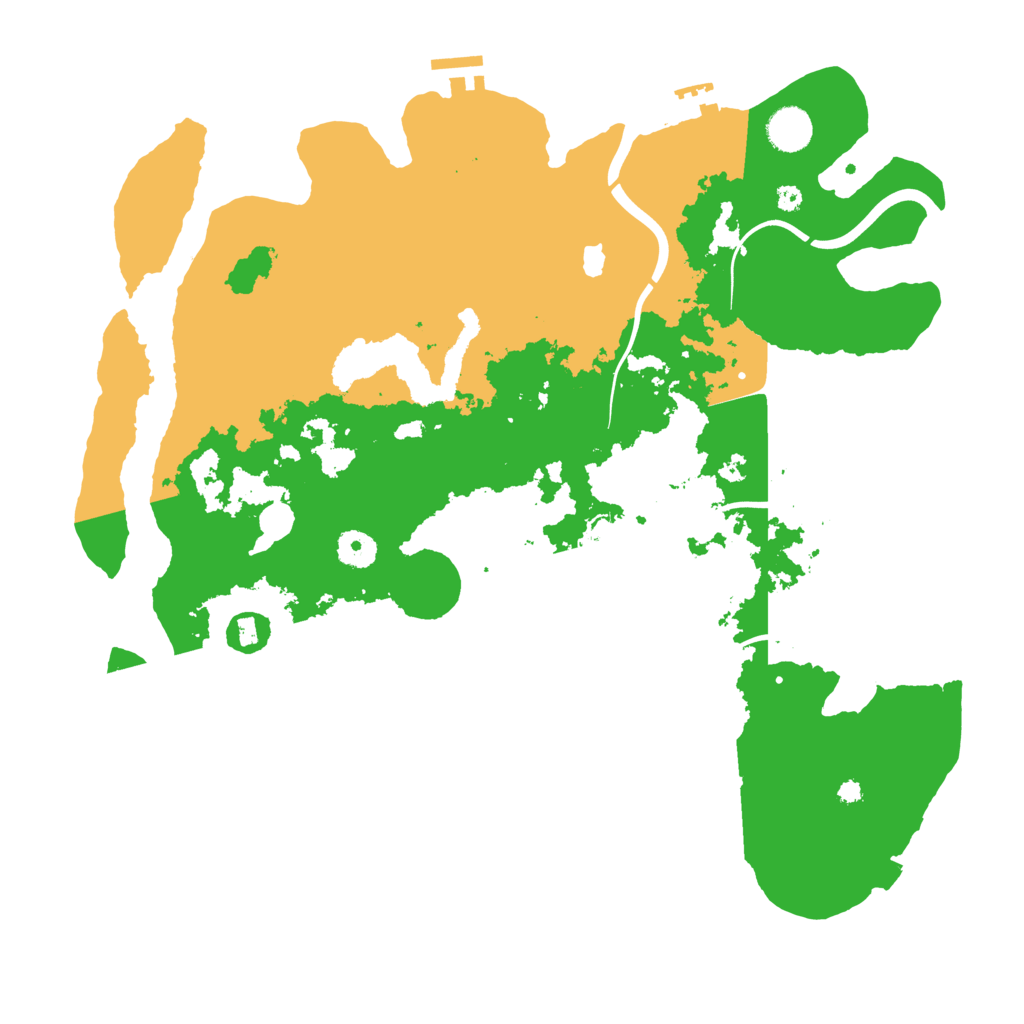 Biome Rust Map: Procedural Map, Size: 4000, Seed: 75535