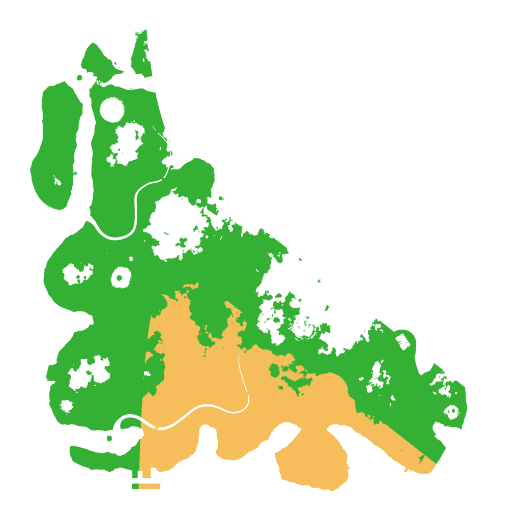 Biome Rust Map: Procedural Map, Size: 3750, Seed: 139611946