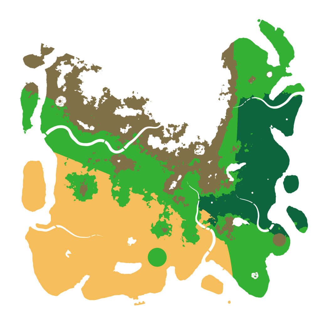 Biome Rust Map: Procedural Map, Size: 4500, Seed: 1999215830