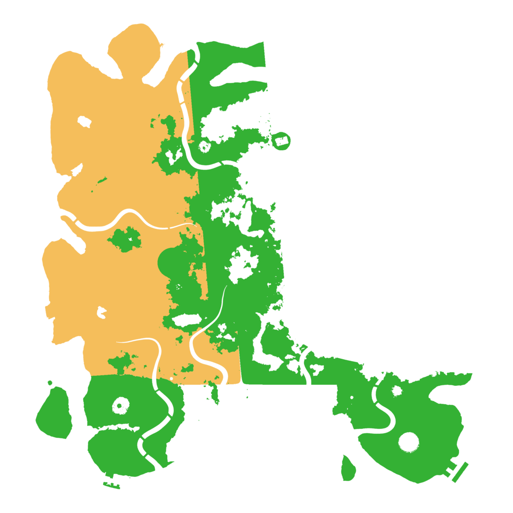 Biome Rust Map: Procedural Map, Size: 4500, Seed: 1673188222
