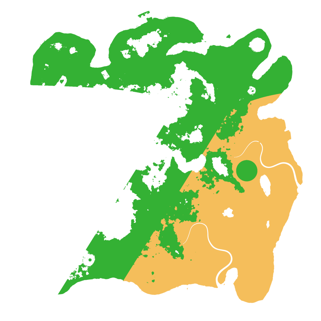 Biome Rust Map: Procedural Map, Size: 4000, Seed: 528247300
