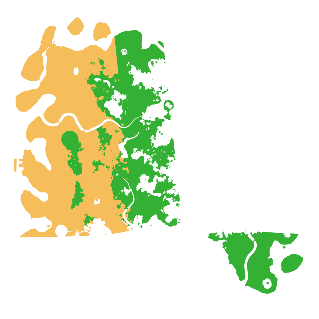 Biome Rust Map: Procedural Map, Size: 5000, Seed: 2028061862