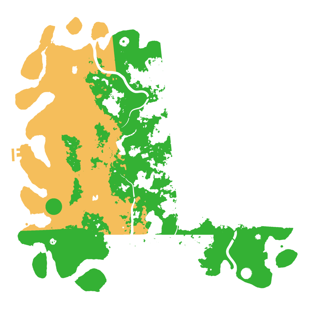 Biome Rust Map: Procedural Map, Size: 5000, Seed: 2028061862