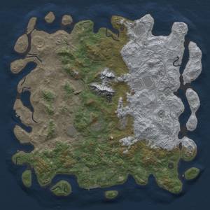 Thumbnail Rust Map: Procedural Map, Size: 5000, Seed: 2028061862, 18 Monuments