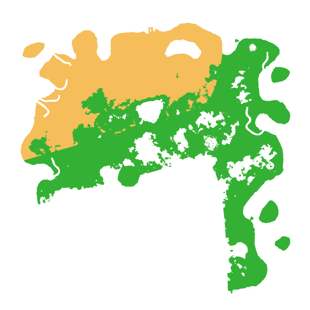 Biome Rust Map: Procedural Map, Size: 3950, Seed: 47709457