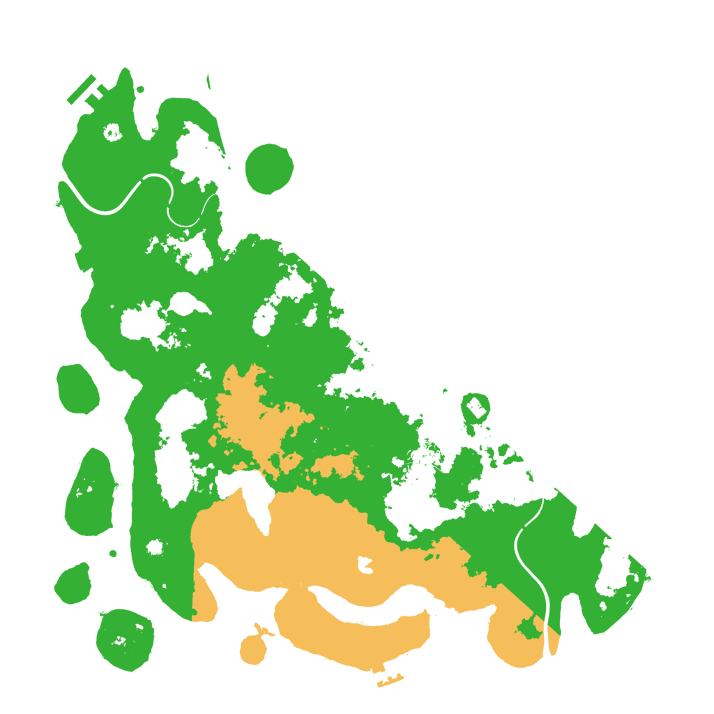 Biome Rust Map: Procedural Map, Size: 4000, Seed: 58381